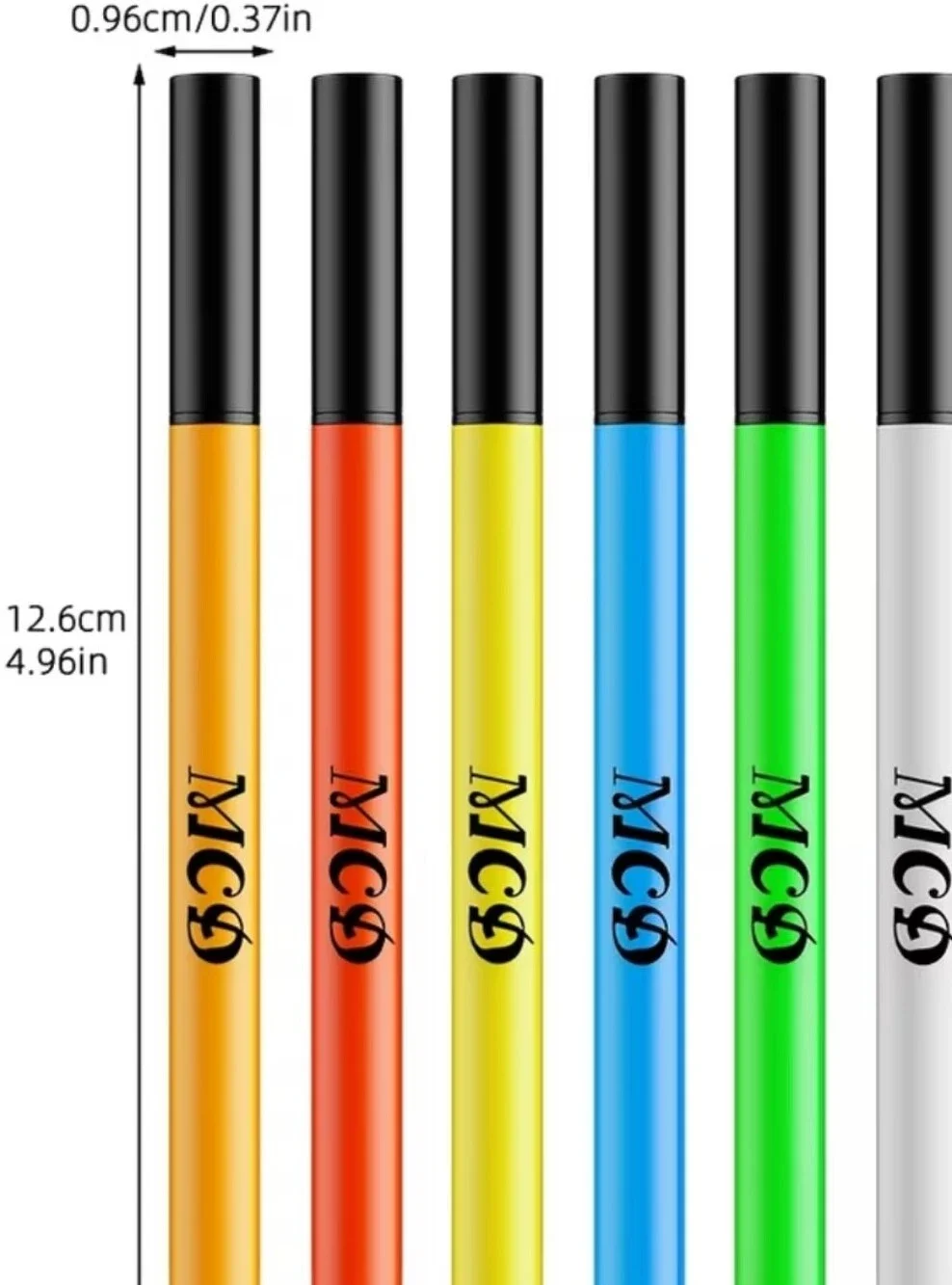 UV Blacklight Reactive Bright Blue #4 Liquid Eyeliner Pen (Body Art, Face Paint)